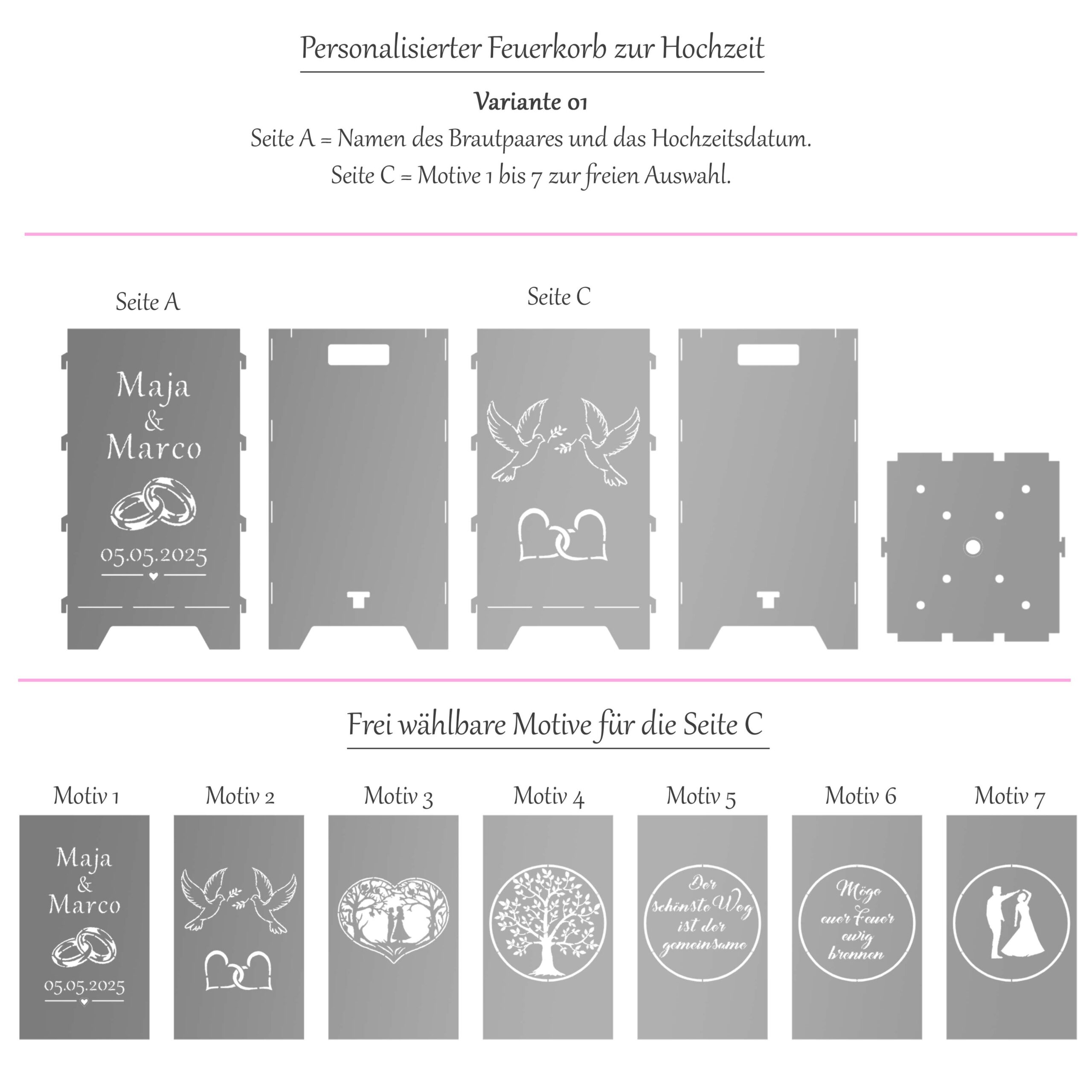 Hochzeit 2 Motive – Bild 2